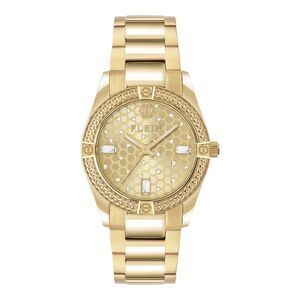 Philipp Plein Plein Icon Chain Crystal Watch Gold Womens